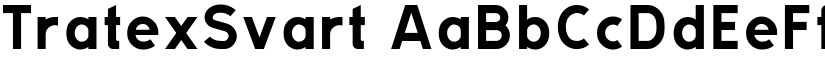 TratexSvart font