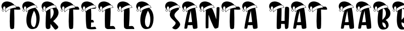 Tortello Santa Hat font