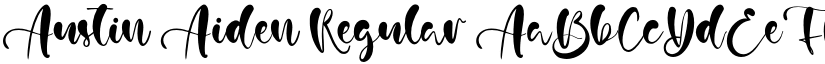 Austin Aiden Regular font