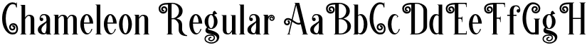 Chameleon font download