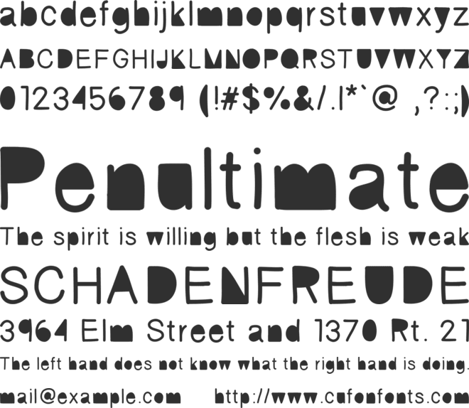 fickle font preview
