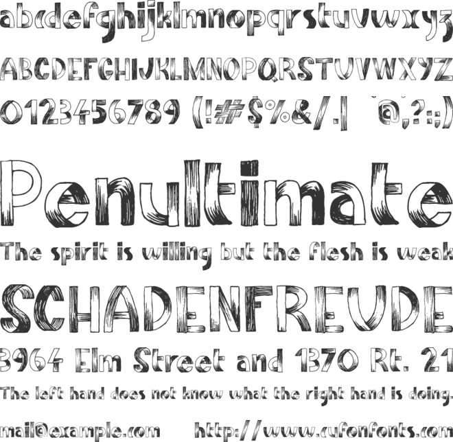 SuperpoZ font preview