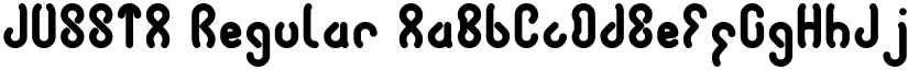 JUSSTA Regular font