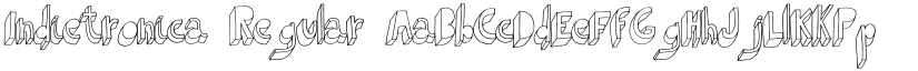 Indietronica Regular font