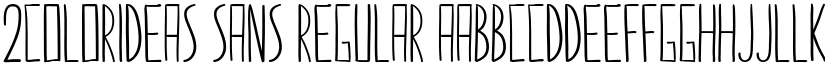 2colorideas sans Regular font