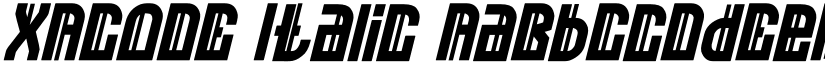 XACODE Italic font