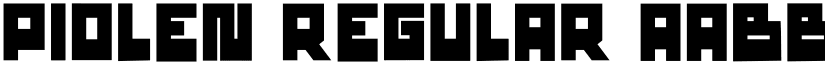 PIOLEN Regular font