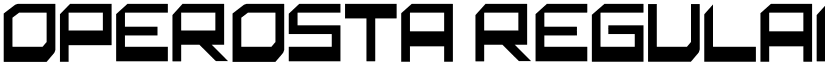 operosta Regular font