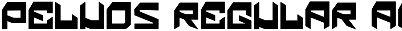 peluos Regular font