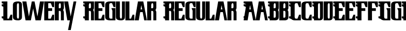 Lowery font download
