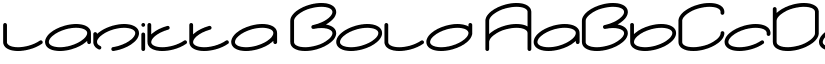 lanitta Bold font