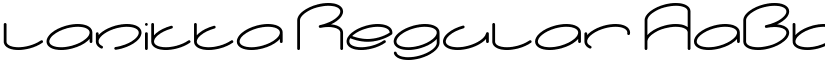lanitta Regular font