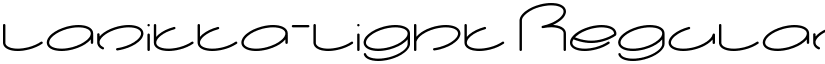 lanitta-light Regular font