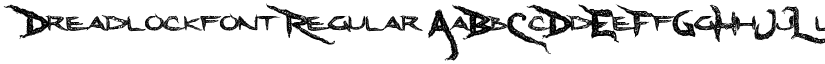 Dreadlockfont Regular font
