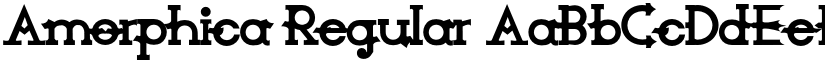 Amorphica font download