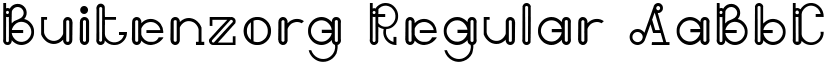 Buitenzorg Regular font