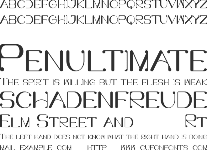 Bufferly Demo font preview