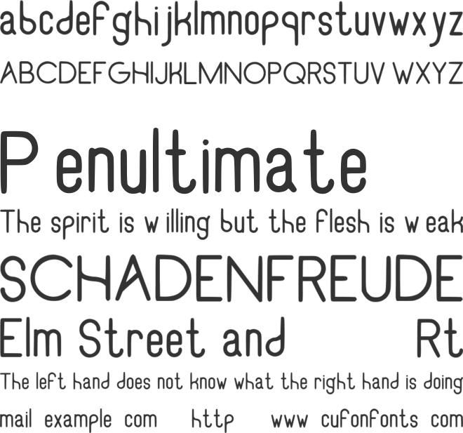 RecinosScript font preview