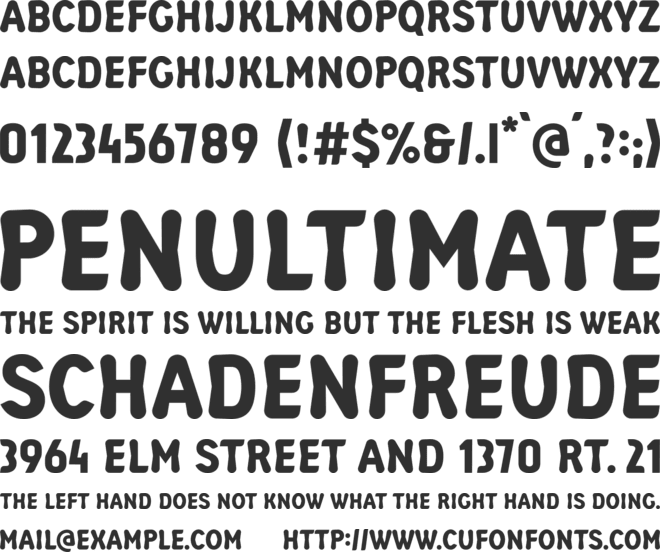 Teode Basic font preview