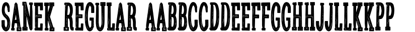 Sanek font download