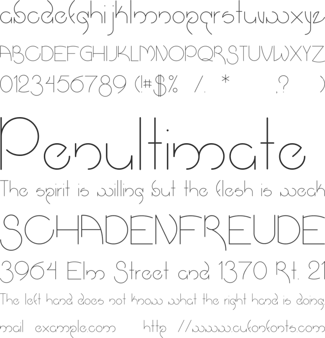 SaltTruckToTheStars font preview