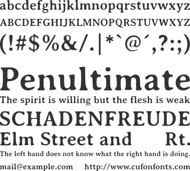 Annexxus font preview
