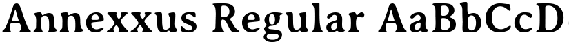 Annexxus Regular font