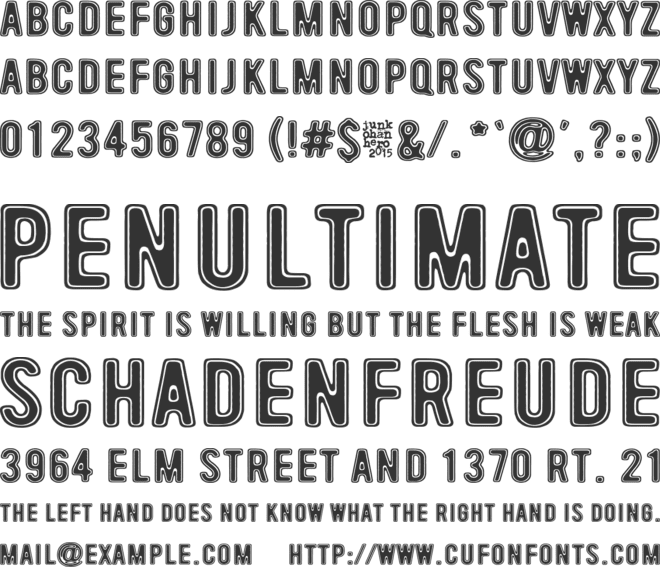 TakeYourClothesOffWhenYouDance font preview