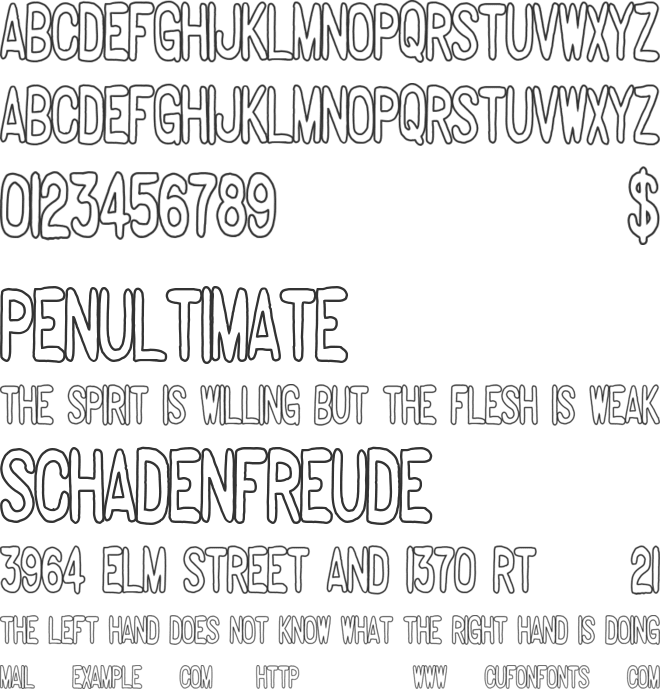 MakingIdeas font preview