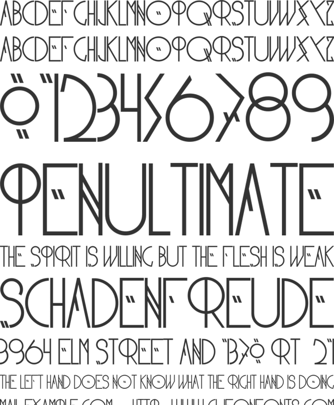 NonBelle T2 font preview