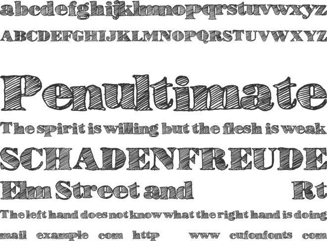 HighLines font preview