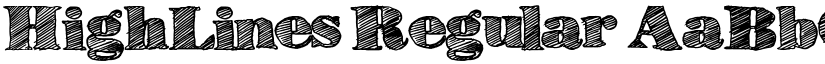 HighLines Regular font