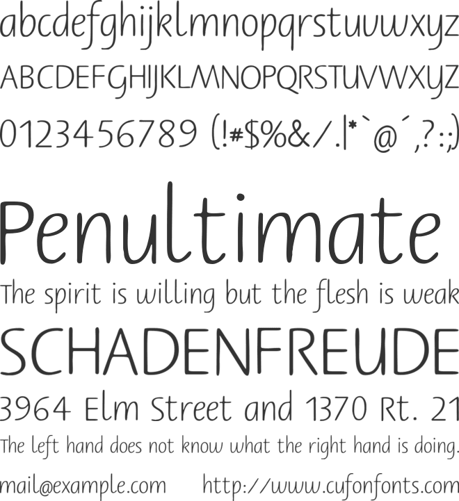 Berner Basisschrift 1 font preview