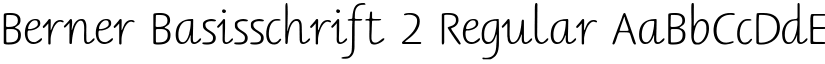 Berner Basisschrift 2 Regular font