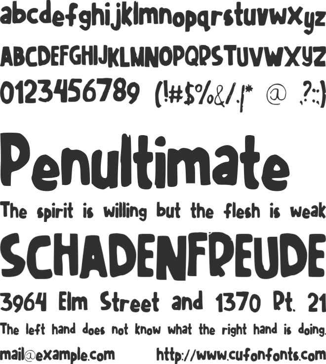 JuliaGBooth font preview