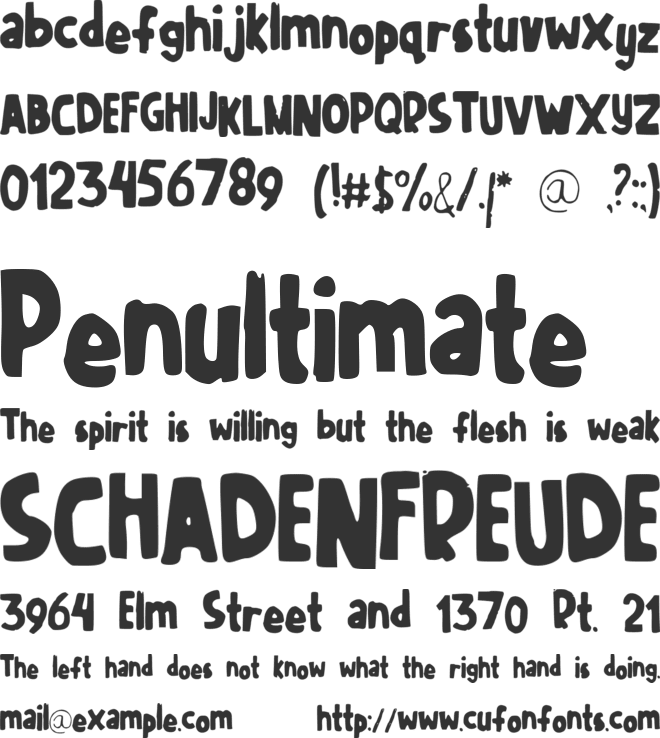 JuliaGBooth font preview