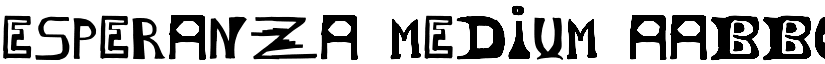 Esperanza Medium font