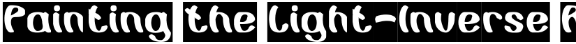 Painting the Light-Inverse Regular font