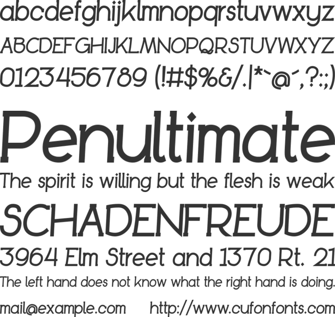 Bookietastic special font preview