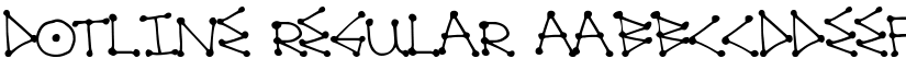 DotLine Regular font