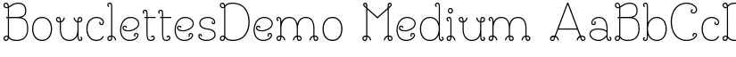 BouclettesDemo font download
