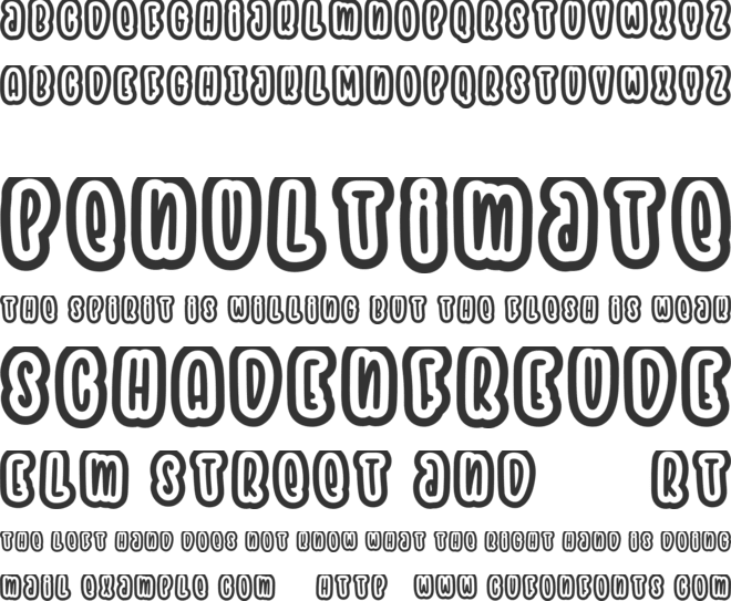 Buzzer Beater Demo font preview