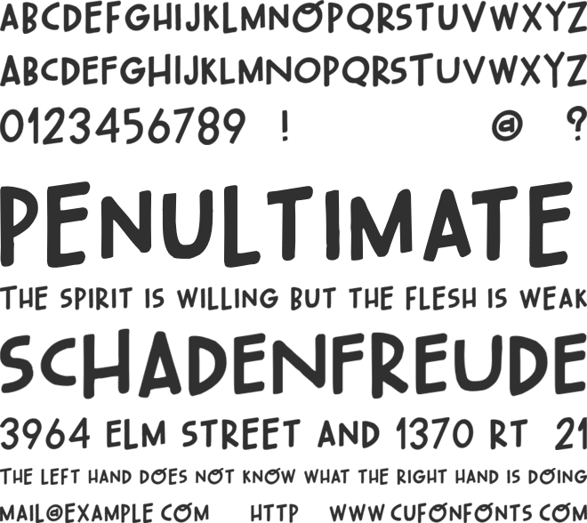 Oh Wonderful  DEMO font preview