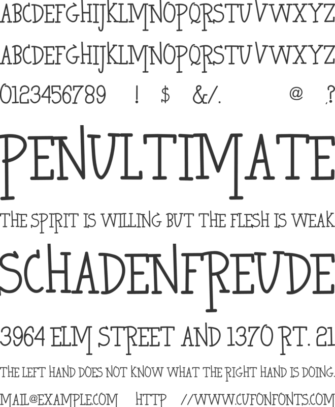 HERO KILLER font preview