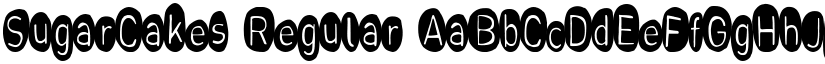 SugarCakes Regular font