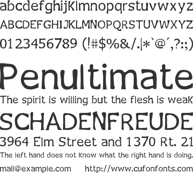 Jecko Legacy font preview