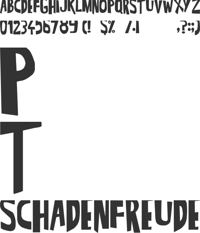 Super Modern black font preview