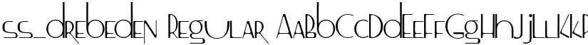 ss_drebeden font download