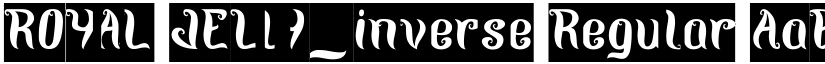 ROYAL JELLY_inverse Regular font
