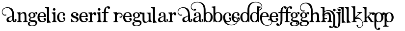 Angelic Serif Regular font